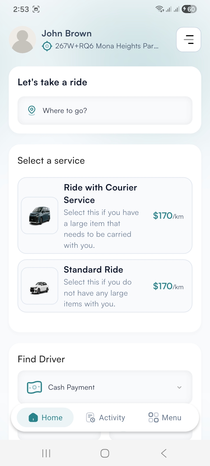 GPXpress app screenshot